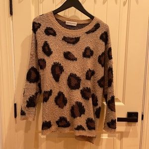 Animal print sweater